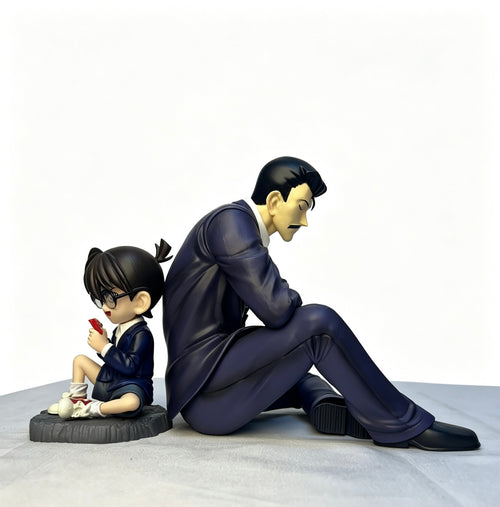 CONAN and Mouri Kogoro