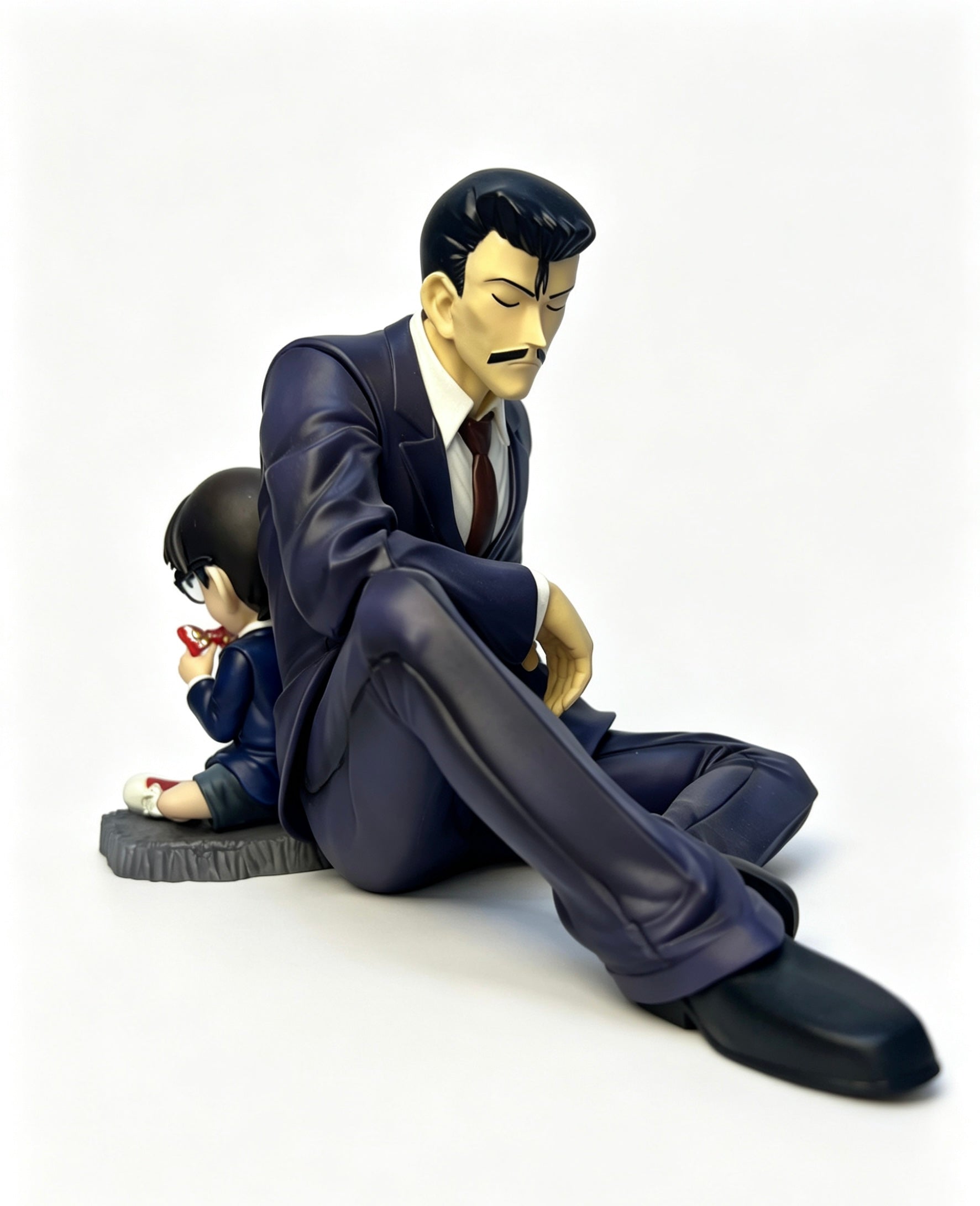 CONAN and Mouri Kogoro