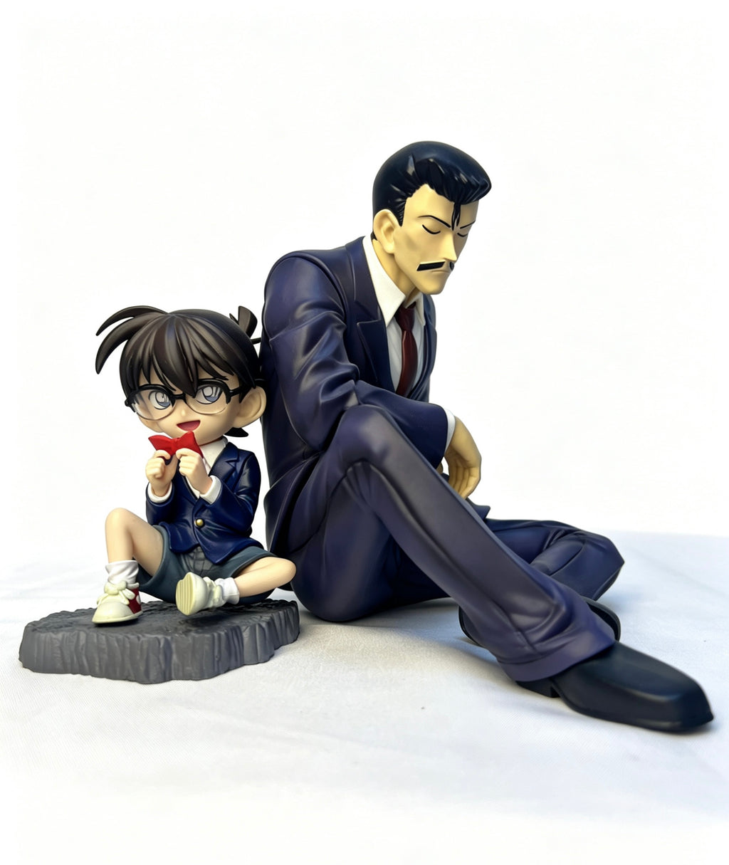 CONAN and Mouri Kogoro