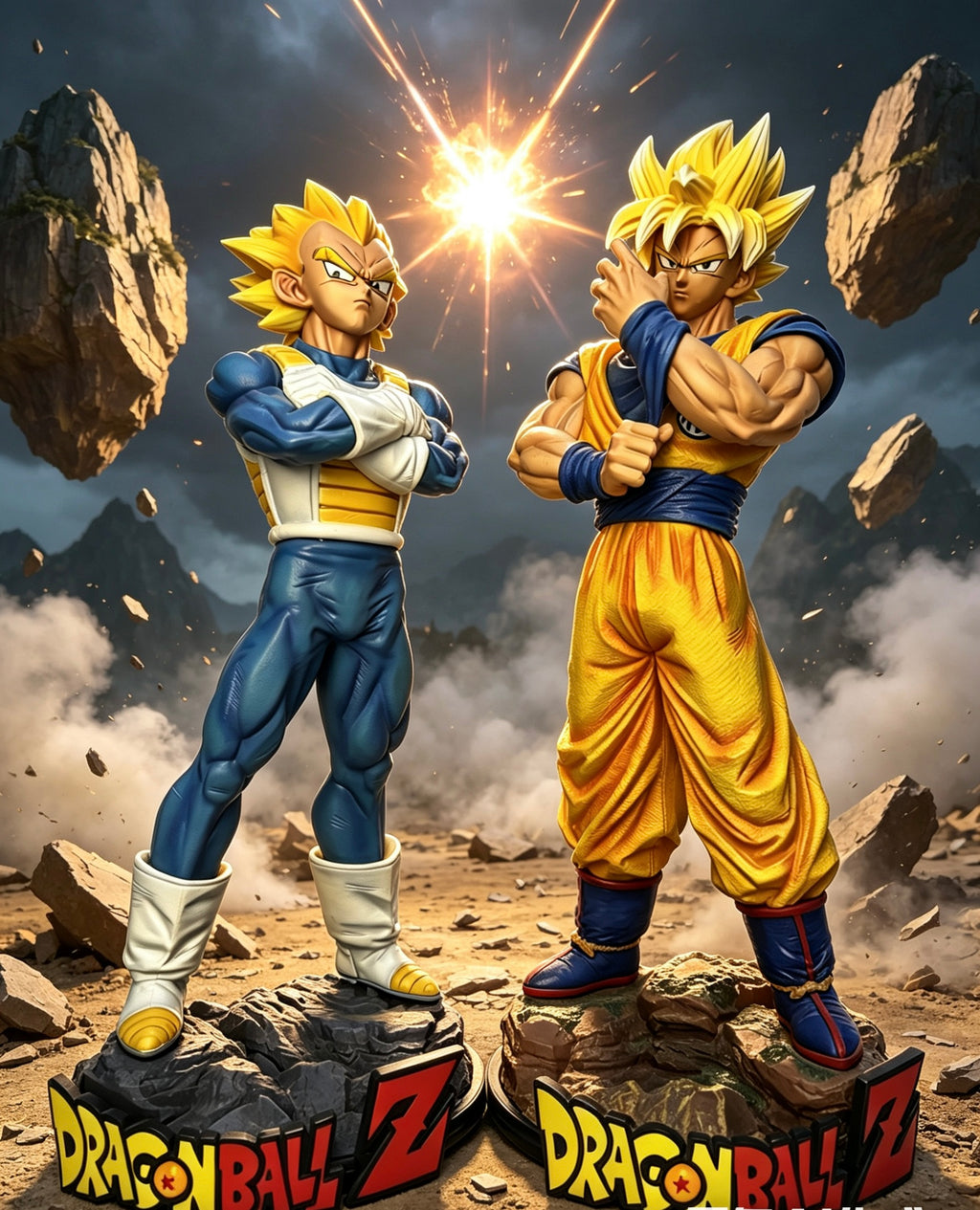 Dragon Ball  Goku and Vegeta  set 30CM